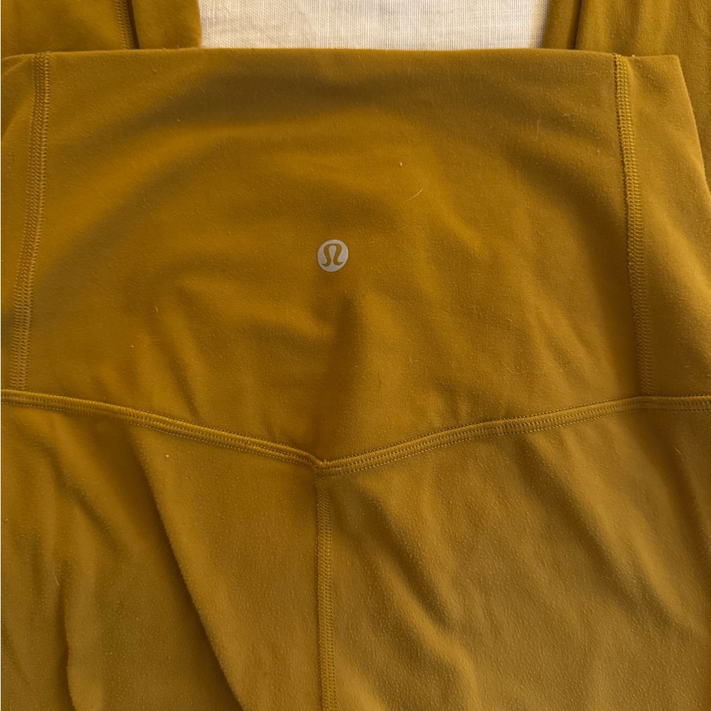Lululemon Mustard Yellow Leggings